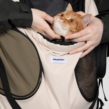 Pet Front-Carry Tote Backpack [Milk Brown - Pre-Order]