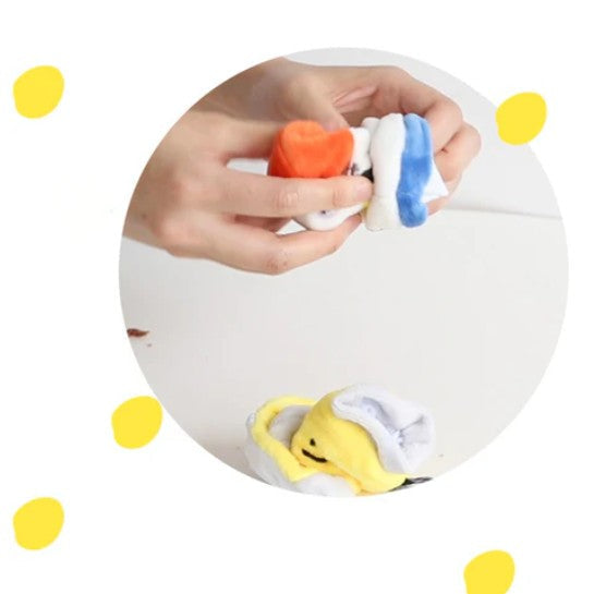 🧦 Hide-and-Seek BB Squeaky Socks Toy [Set of 3]
