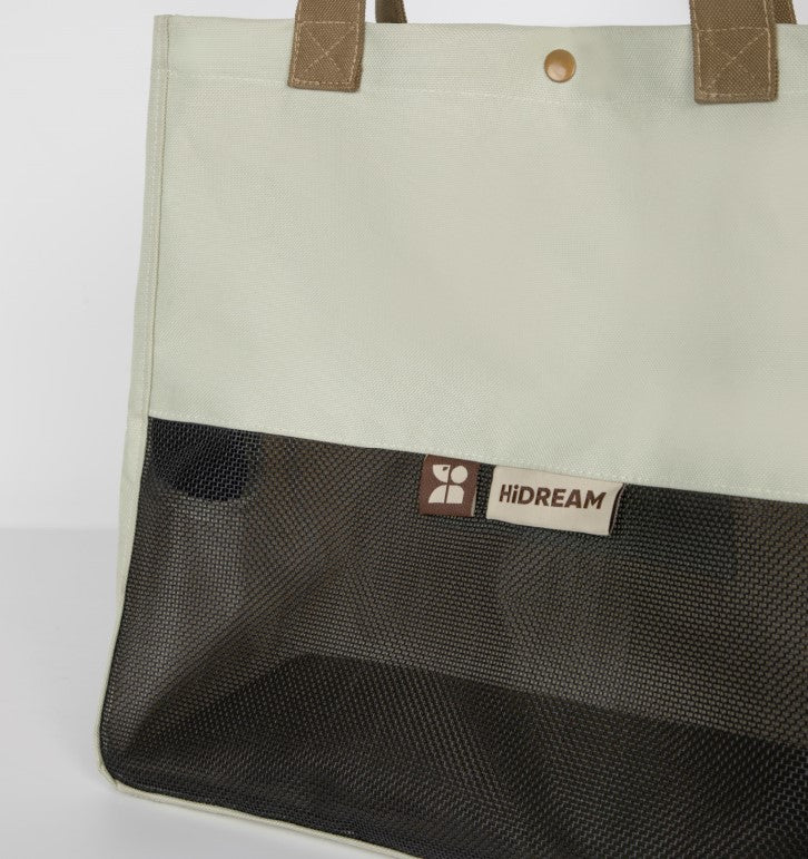 Two-Tone Shoulder Pet Carrier Bag [Almond Toast - Pre-Order]