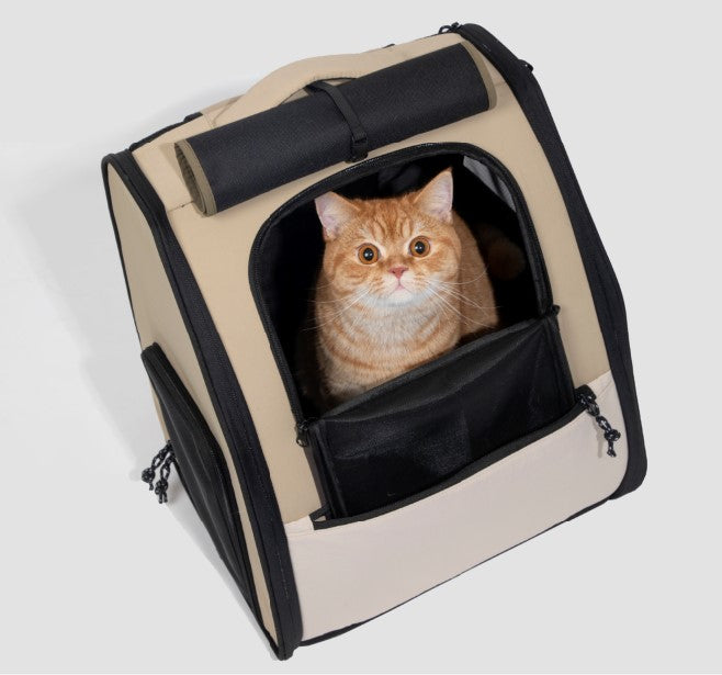 First Class Pet Backpack Carrier [Chestnut Brown - Pre-Order]