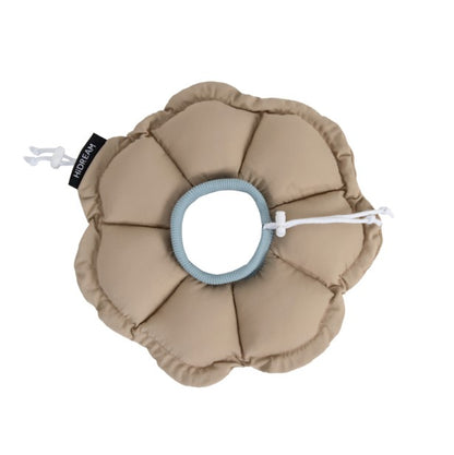 Flower Shaped Elizabeth Collar for Dog & Cat [Coconut Shell Brown]