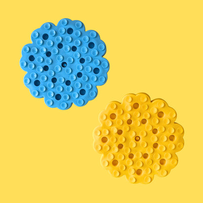 Flower Puzzle Slow Feeder Mat [Yellow]