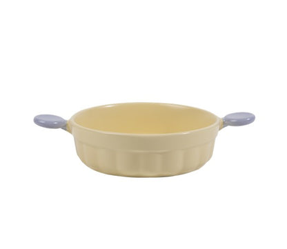 Little Ears Ceramic Pet Bowl [Puff Yellow]