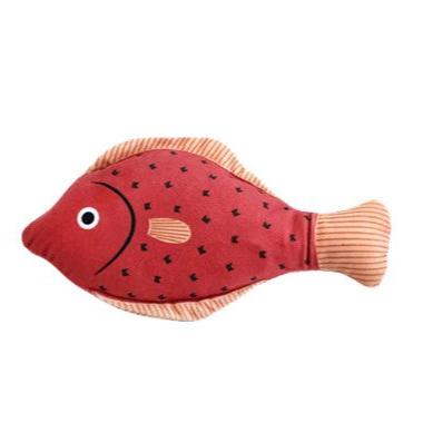 Catnip Fish Shaped Toy [Orange Double-winged Bream]