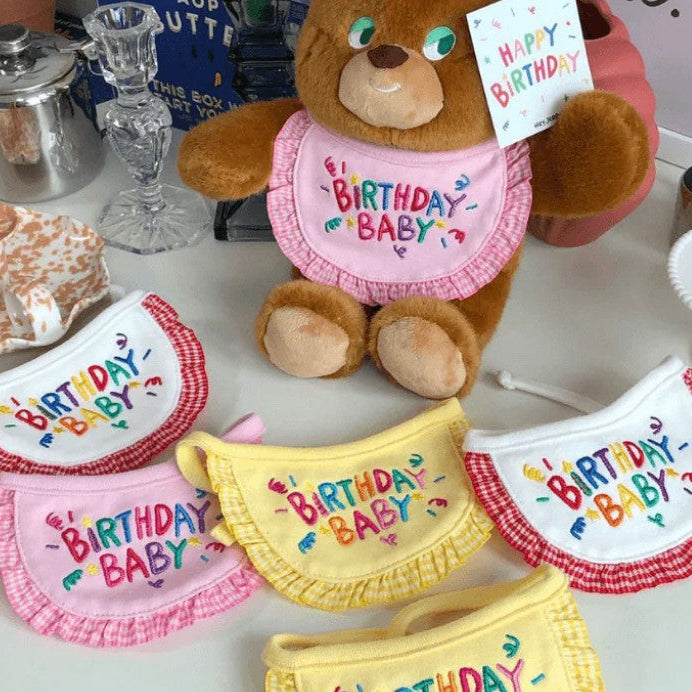 💛Birthday Baby Bib for Pets [Yellow]