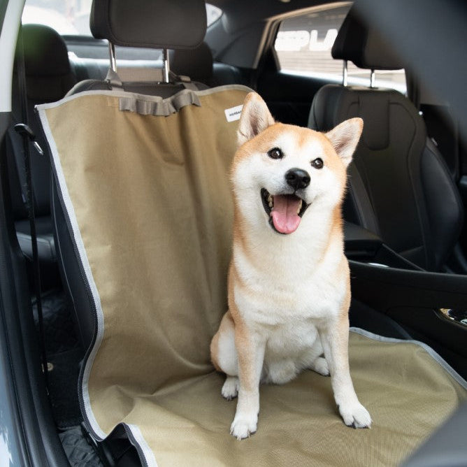 🚗 Multi-Functional Pet Car Seat Cover [Mossy Brown]