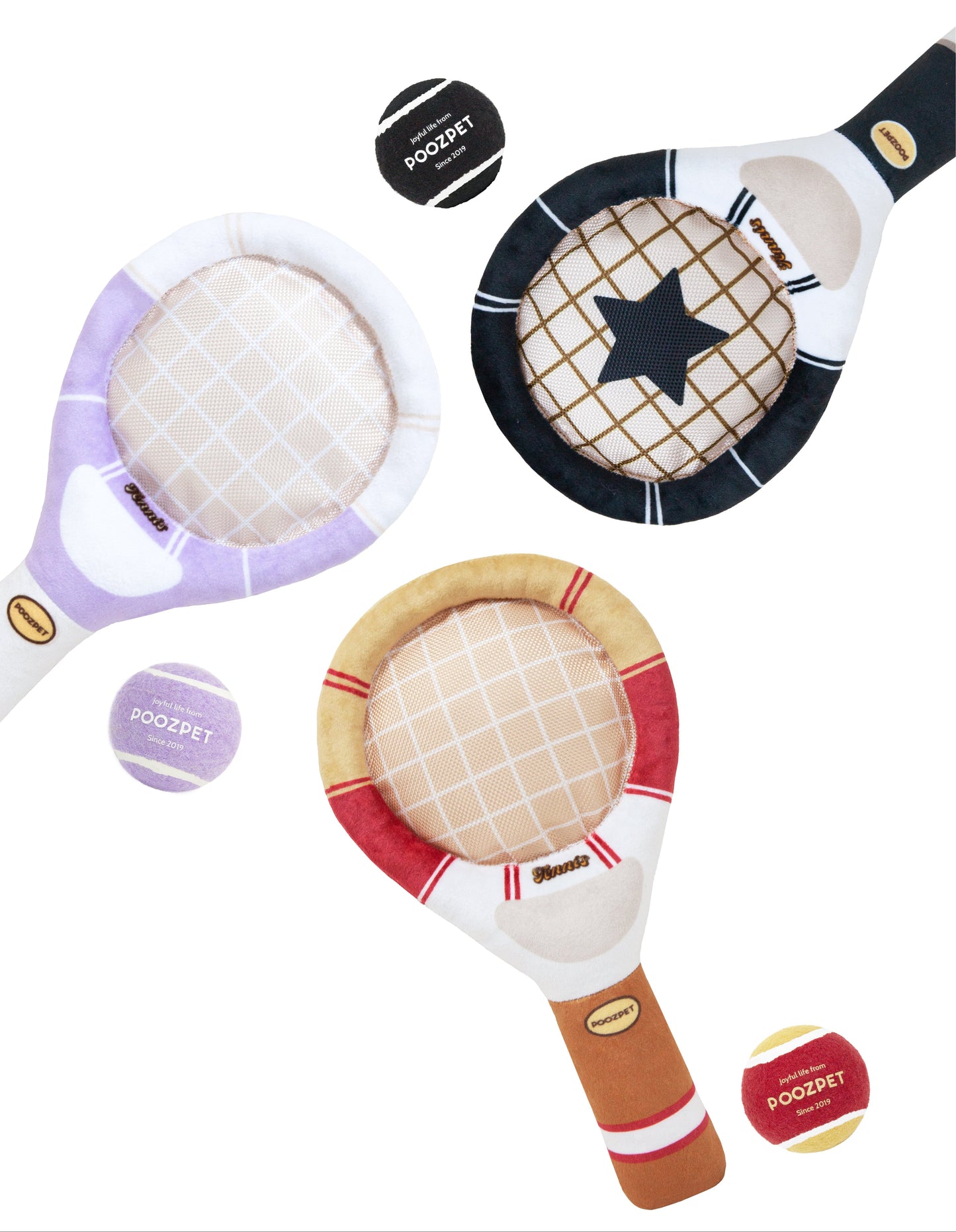 🎾 Tennis Racket and Ball Toy [Black]