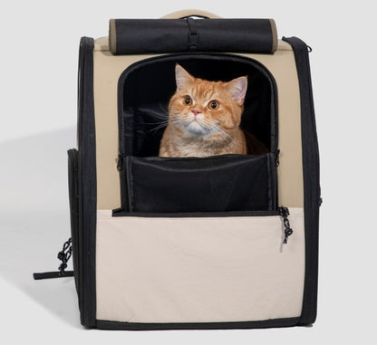 First Class Pet Backpack Carrier [Chestnut Brown - Pre-Order]