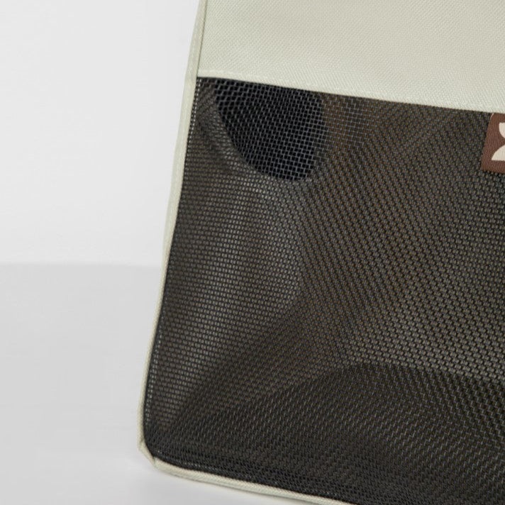 Two-Tone Shoulder Pet Carrier Bag [Almond Toast - Pre-Order]