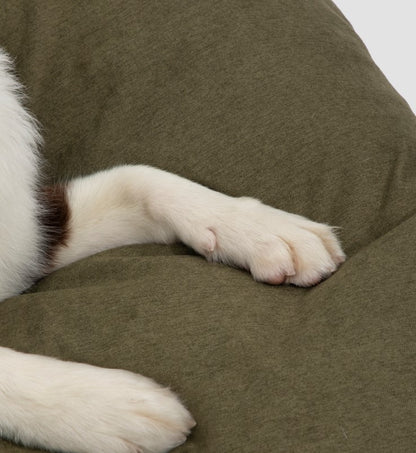 All-Season Premium Pet Bed Lounge Nest Mat [Brown Olive Green]