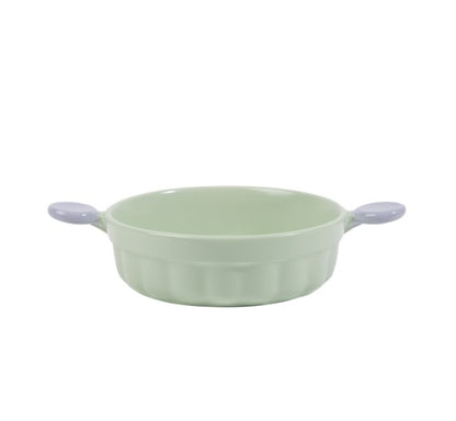 Little Ears Ceramic Pet Bowl [Matcha Green]