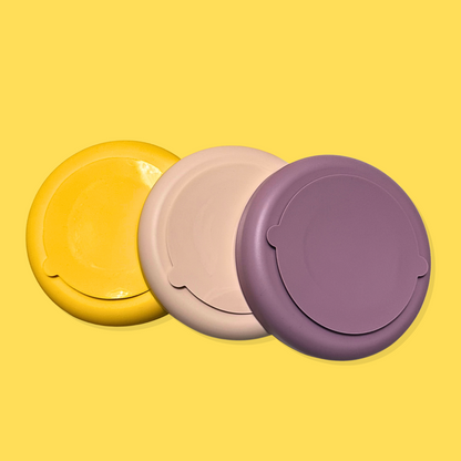 Tulip Patch Slow Feeder Bowl [Bright Yellow]