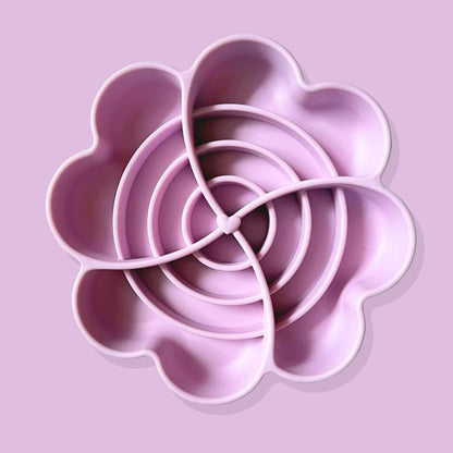 Blossom Heart Slow Feeder Bowl [Light Purple]