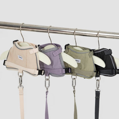 Valley Series Vest-Style Cat Harness and Leash Set [Buckwheat Gray]
