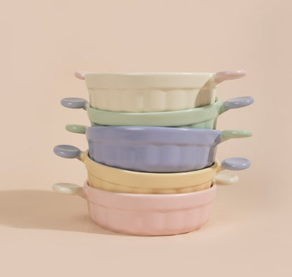 Little Ears Ceramic Pet Bowl [Berry Pink]
