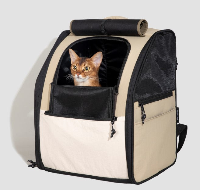 First Class Pet Backpack Carrier [Chestnut Brown - Pre-Order]
