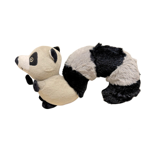 🦝 Gray Raccoon Squeaky Toy