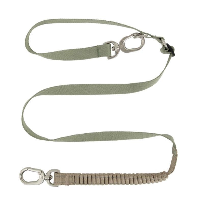 Valley Series Dog Multifunctional Buffer Traction Rope [Olive Green]