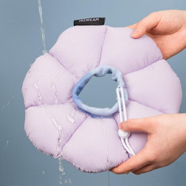 Flower Shaped Elizabethan Rings Dog & Cat Recovery Collar [Vine purple]