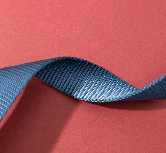 Rainbow Series Color-Blocking Cushioned Collar [Navy Blue & Red]