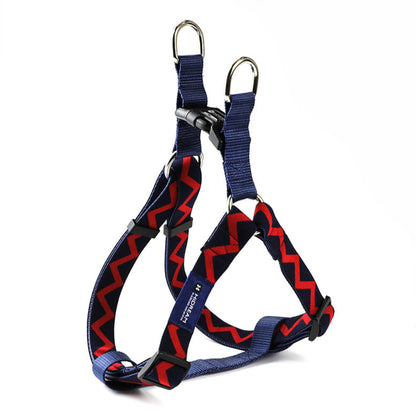 Rainbow Series Y-Shaped Dog Harness [Navy Blue]