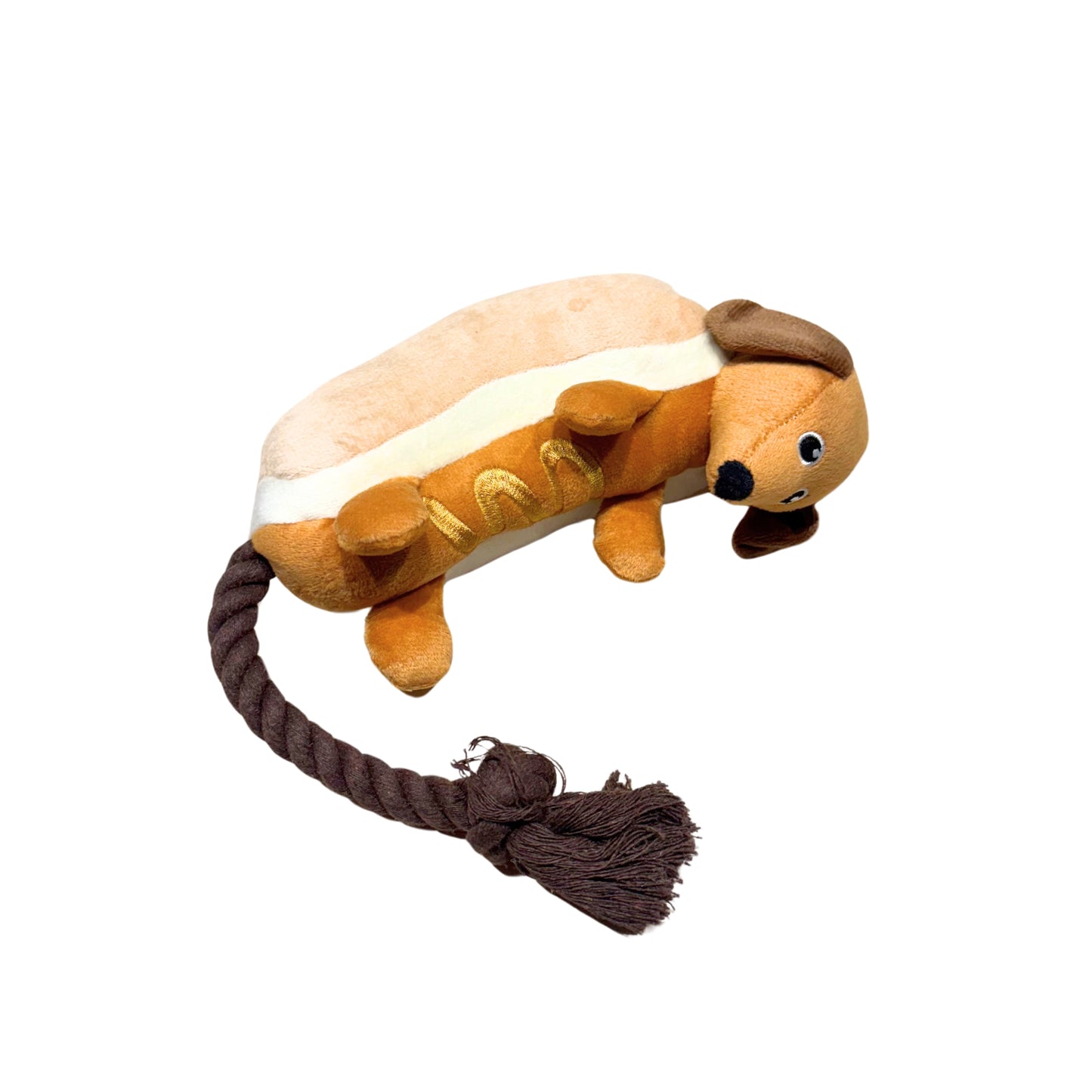 🌭 Hot Dog Dachshund Rope Toy