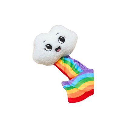 🌈 Rainbow Cloud Squeaky Toy