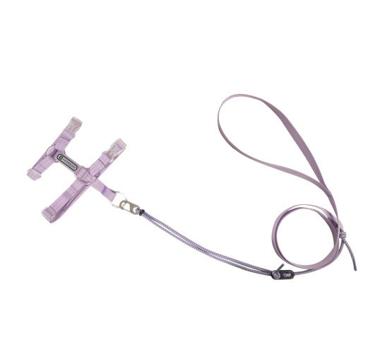 BOBO Series Freedom Exploration Cat H-Shape Harness and Leash Set [Bellflower Purple]