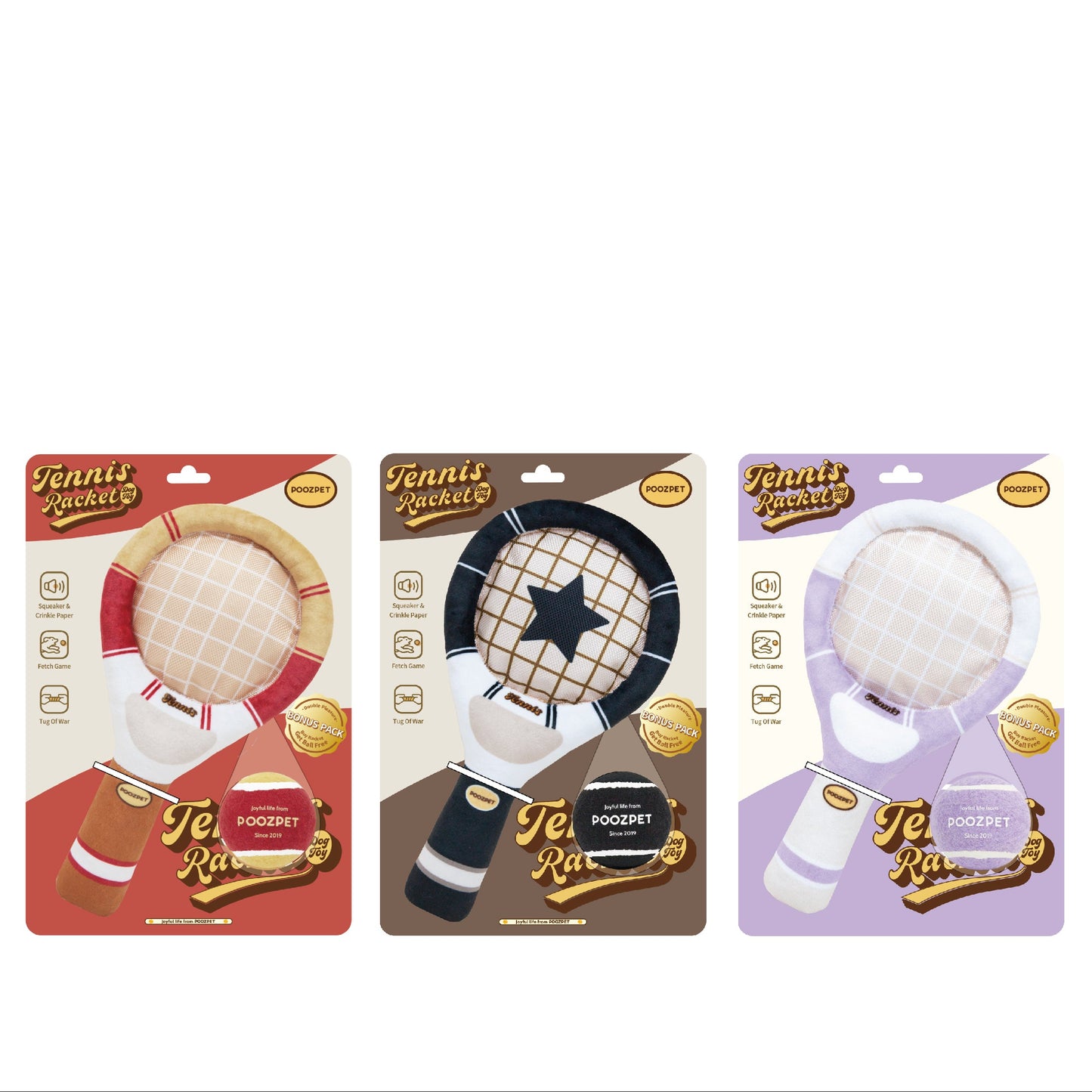 🎾 Tennis Racket and Ball Toy [Black]