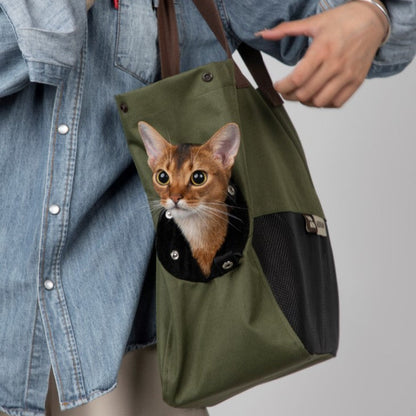 Two-Tone Shoulder Pet Carrier Bag [Matcha Cookie - Pre-Order]