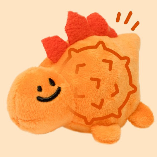 🦖Baby Dinosaur Squeaky Catch Toy [Orange]