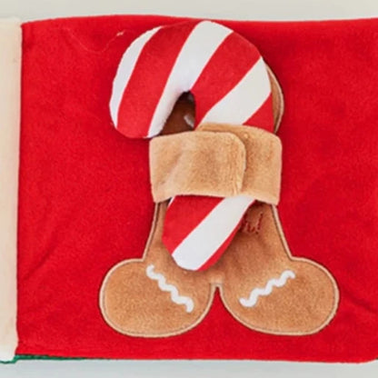 tug christmas candy toy christmas dog playbook