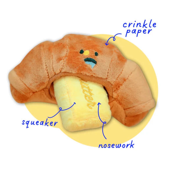 🥐 Butter Croissant Nosework Toy