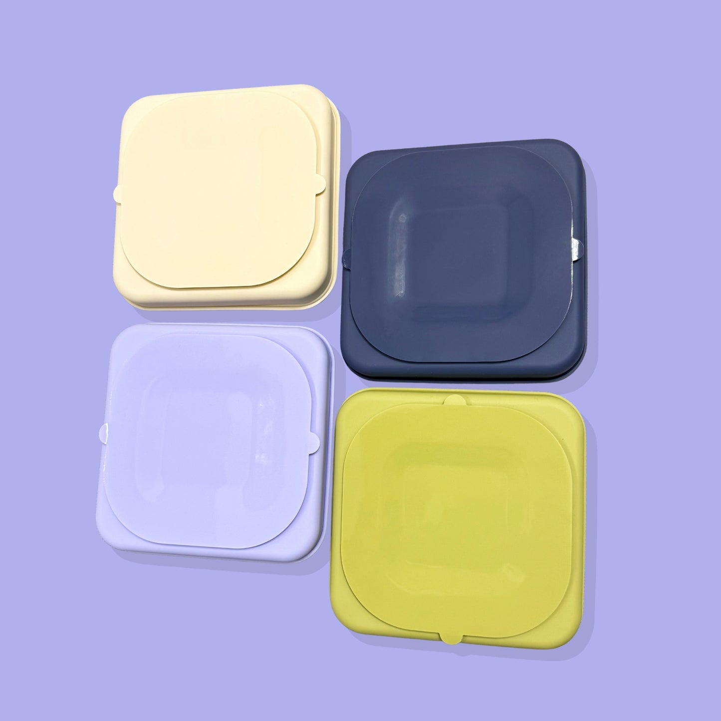 3-in-1 Honeycomb Slow Feeder Bowl [Macaron Purple]