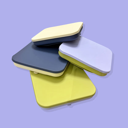 3-in-1 Honeycomb Slow Feeder Bowl [Macaron Purple]