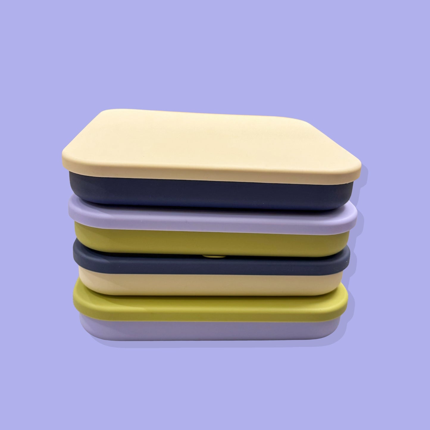 3-in-1 Honeycomb Slow Feeder Bowl [Macaron Purple]