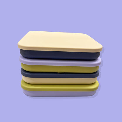 3-in-1 Honeycomb Slow Feeder Bowl [Macaron Purple]