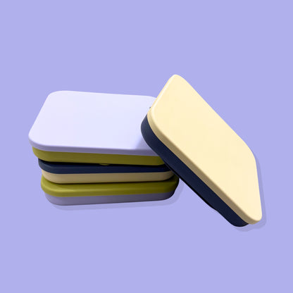 3-in-1 Honeycomb Slow Feeder Bowl [Macaron Purple]