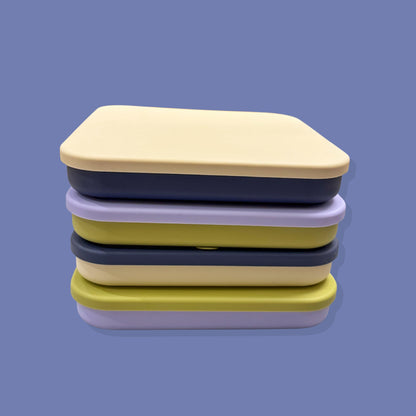 3-in-1 Honeycomb Slow Feeder Bowl [Navy Blue]