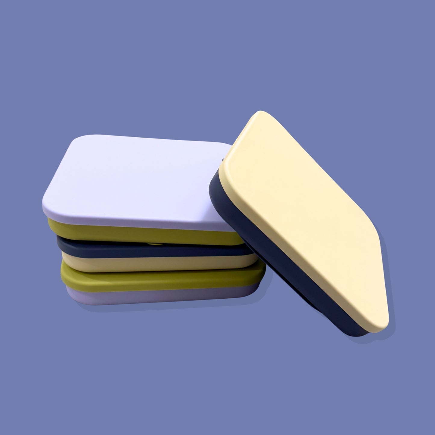 3-in-1 Honeycomb Slow Feeder Bowl [Navy Blue]