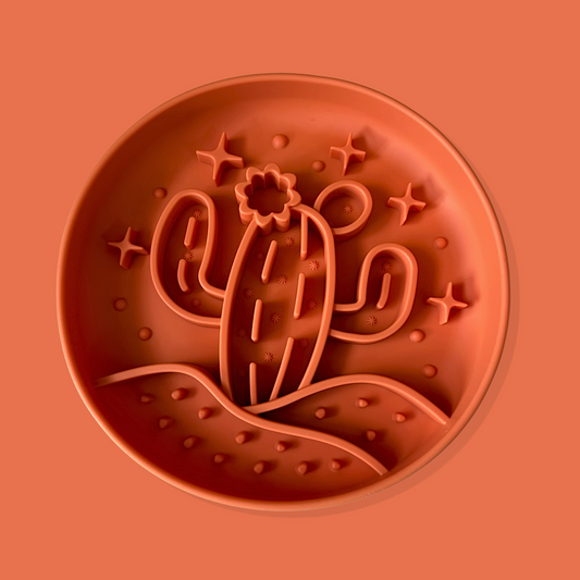Desert Festival Slow Feeder Bowl [Amber Orange]