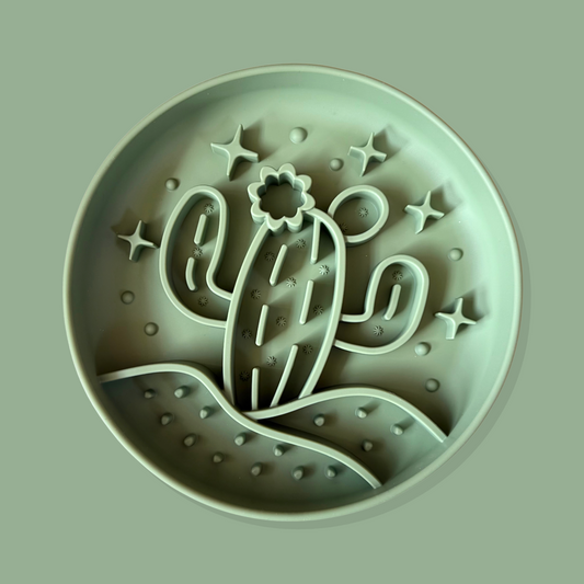 Desert Festival Slow Feeder Bowl [Sea Mist Green]