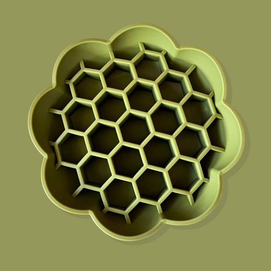 Honeycomb Slow Feeder Bowl [Forest Green]