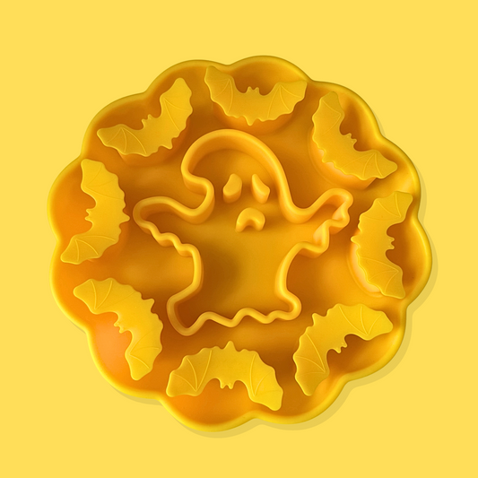 Halloween Slow Feeder Bowl [Ghost Yellow]