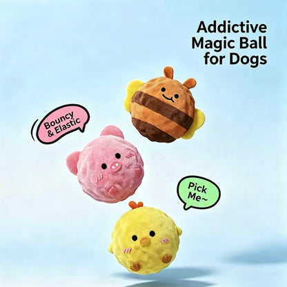 🐥Furry Friends Squeaky Chew Balls Set [3 pcs]