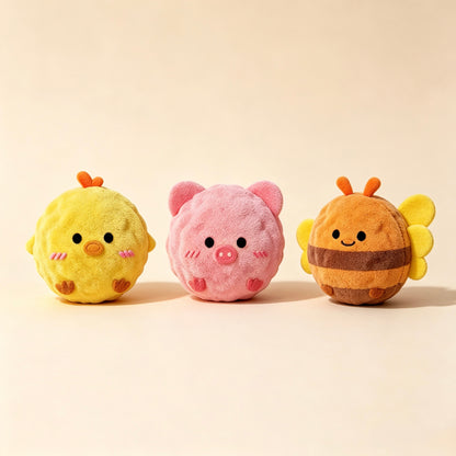 🐥Furry Friends Squeaky Chew Balls Set [3 pcs]