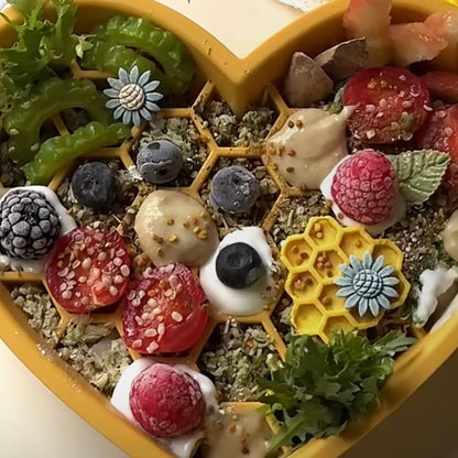 Heart-Shaped Slow Feeder [Yellow]