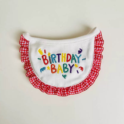 ❤️Birthday Baby Bib for Pets [Red]