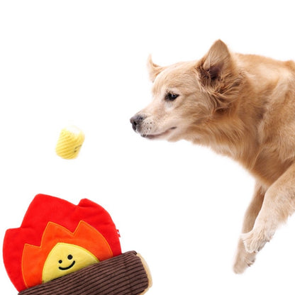 🔥Campfire BBQ Interactive Dog Toy