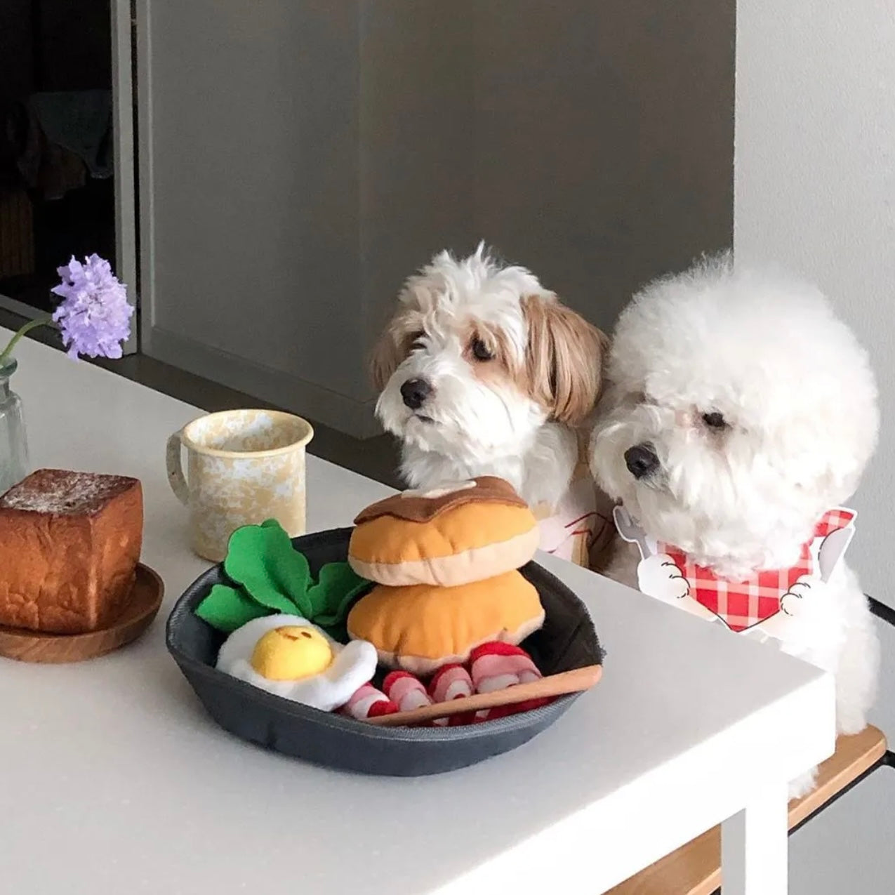 🥓 Bacon Breakfast Set Squeaky Toy